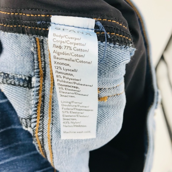 Spanx Skinny Jeans High Rise in Light Vintage Wash Size Small - Picture 4 of 11